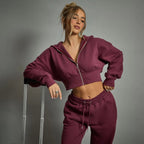 Plum co-ord that moves with your vibe