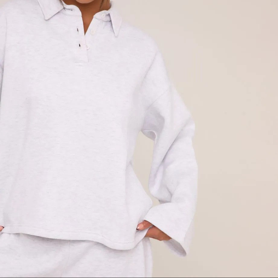 Grey Sweatshirt and Joggers that upgrade your everyday style