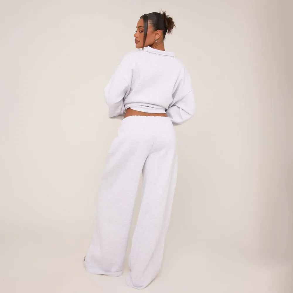 Grey Sweatshirt and Joggers that upgrade your everyday style