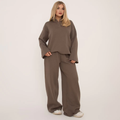 Classic brown Sweatshirt and Joggers that upgrade your everyday style