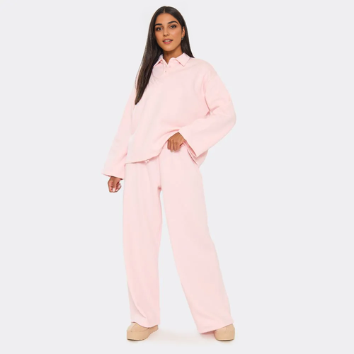 Baby pink Sweatshirt and Joggers that upgrade your everyday style