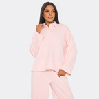 Baby pink Sweatshirt and Joggers that upgrade your everyday style