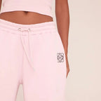 Swirl Graphic Zip-Up Cropped Hoodie & Wide-Leg Jogger Set
