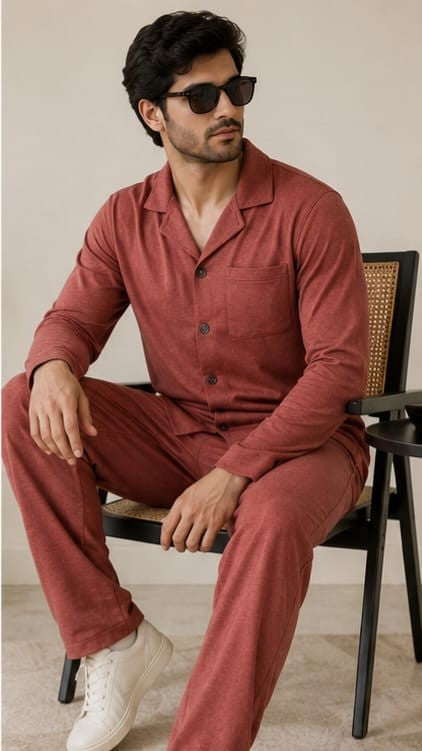 Men’s Safari Suit – Premium Casual Co-Ord Set
