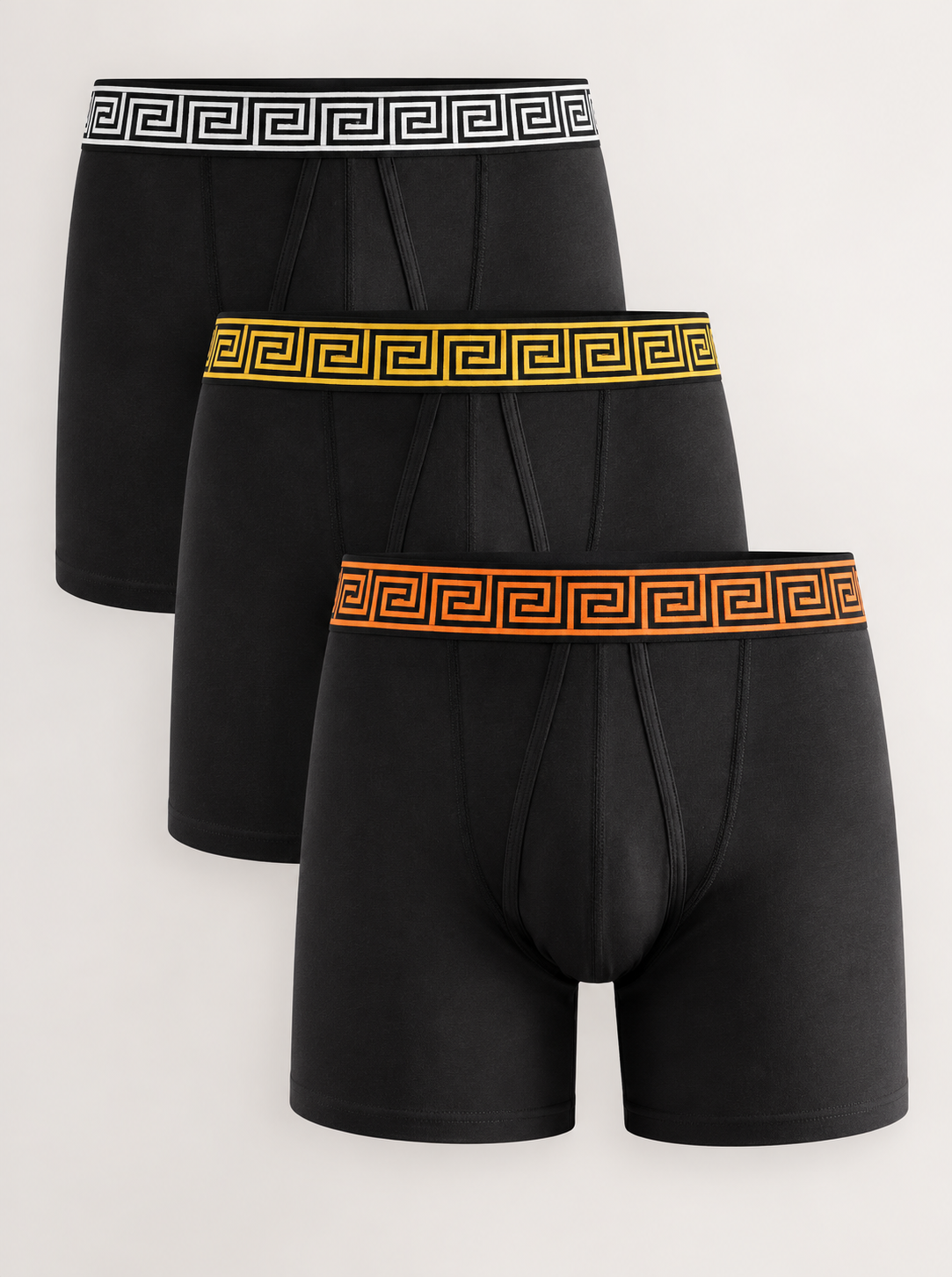 Men’s Premium 3 Pack Mixed Color Boxers – All Sizes Available