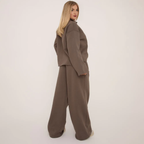 Classic brown Sweatshirt and Joggers that upgrade your everyday style