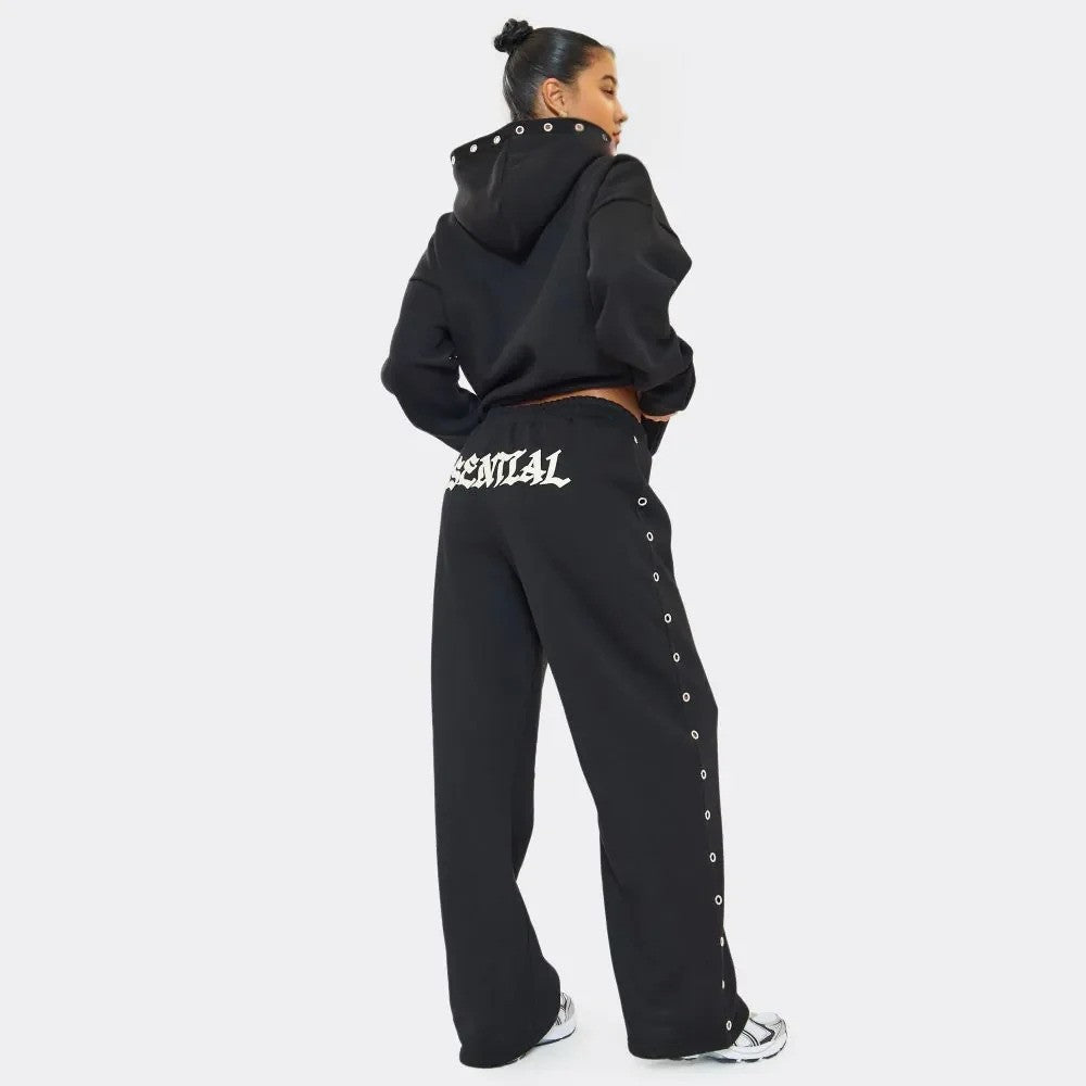 Essential Eyelet Set Hoodie & Joggers premium made for everyday style