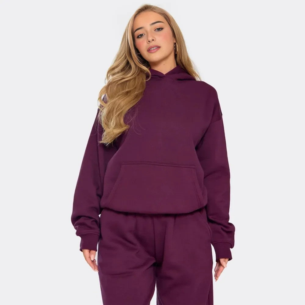 Plum vibes Stay cozy, stylish, and effortlessly chic with this perfect matching set