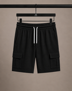 Men's Cotton Terry Cargo Shorts