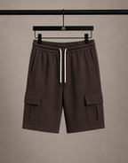 Men's Cotton Terry Cargo Shorts