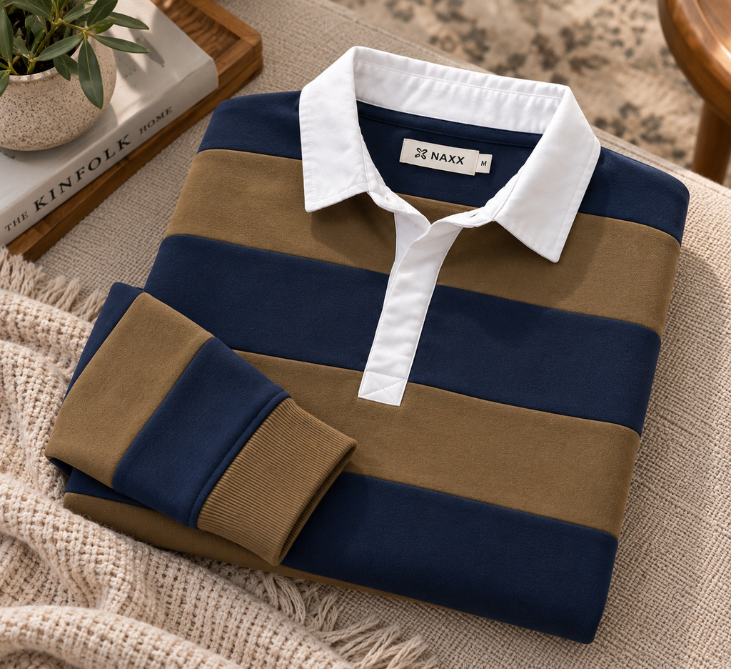 Rugby Collar Sweatshirt
