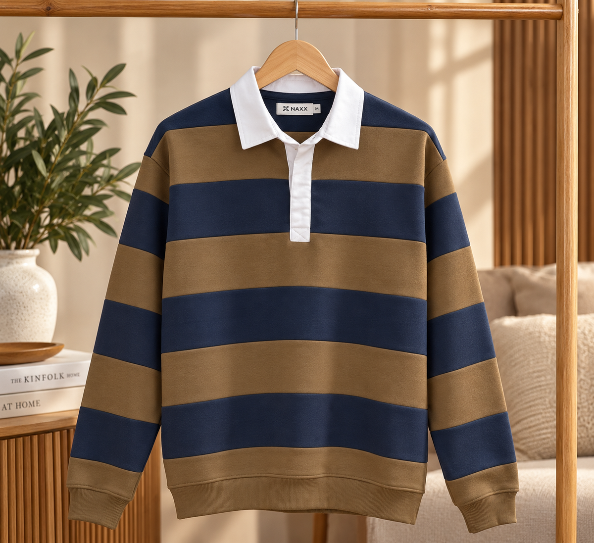 Rugby Collar Sweatshirt