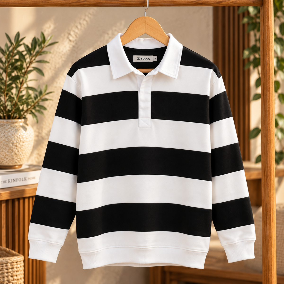 Rugby Collar Sweatshirt