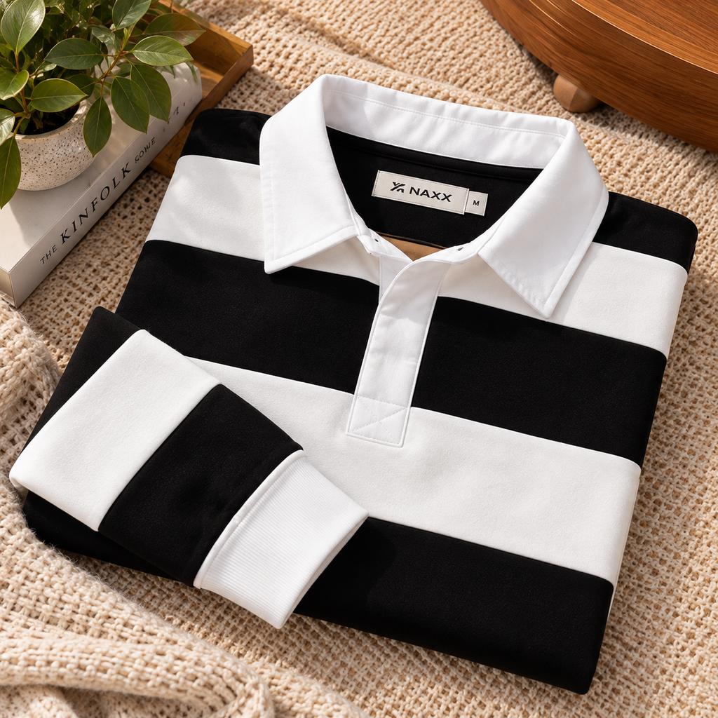 Rugby Collar Sweatshirt