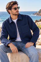 Men’s Winter Button-Up Shirt Jacket