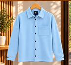 Men’s Winter Button-Up Shirt Jacket