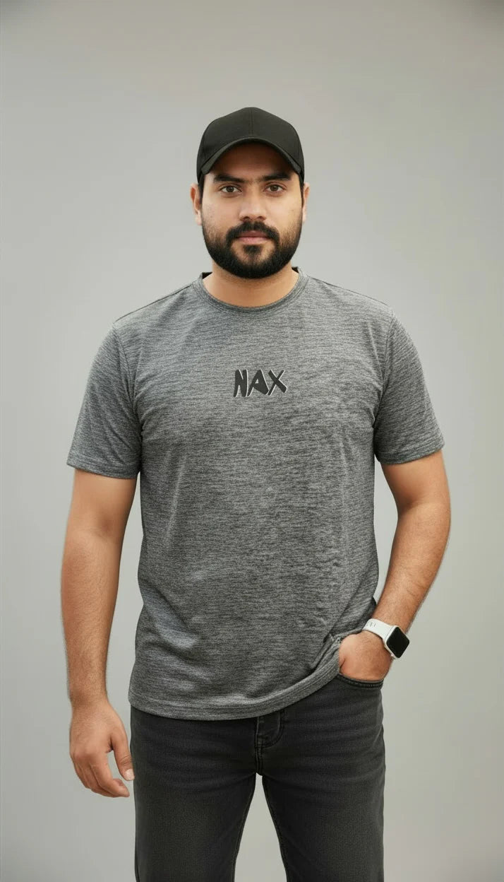 NAX Bubble Logo Classic Crew Neck T-Shirt
