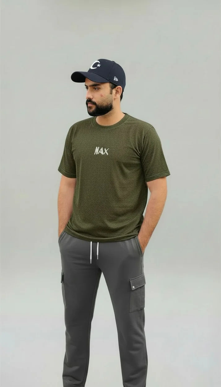 NAX Bubble Logo Classic Crew Neck T-Shirt