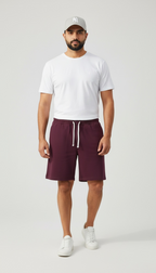 Men’s Premium Cotton Shorts - Red