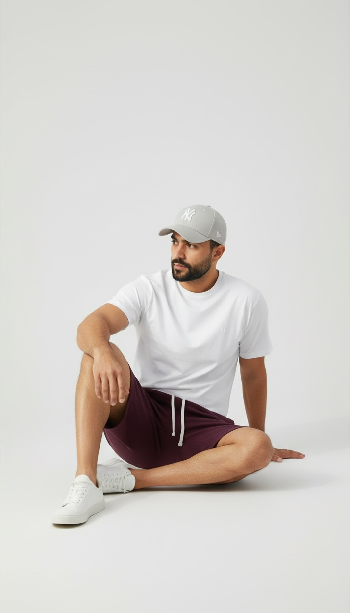 Men’s Premium Cotton Shorts - Red