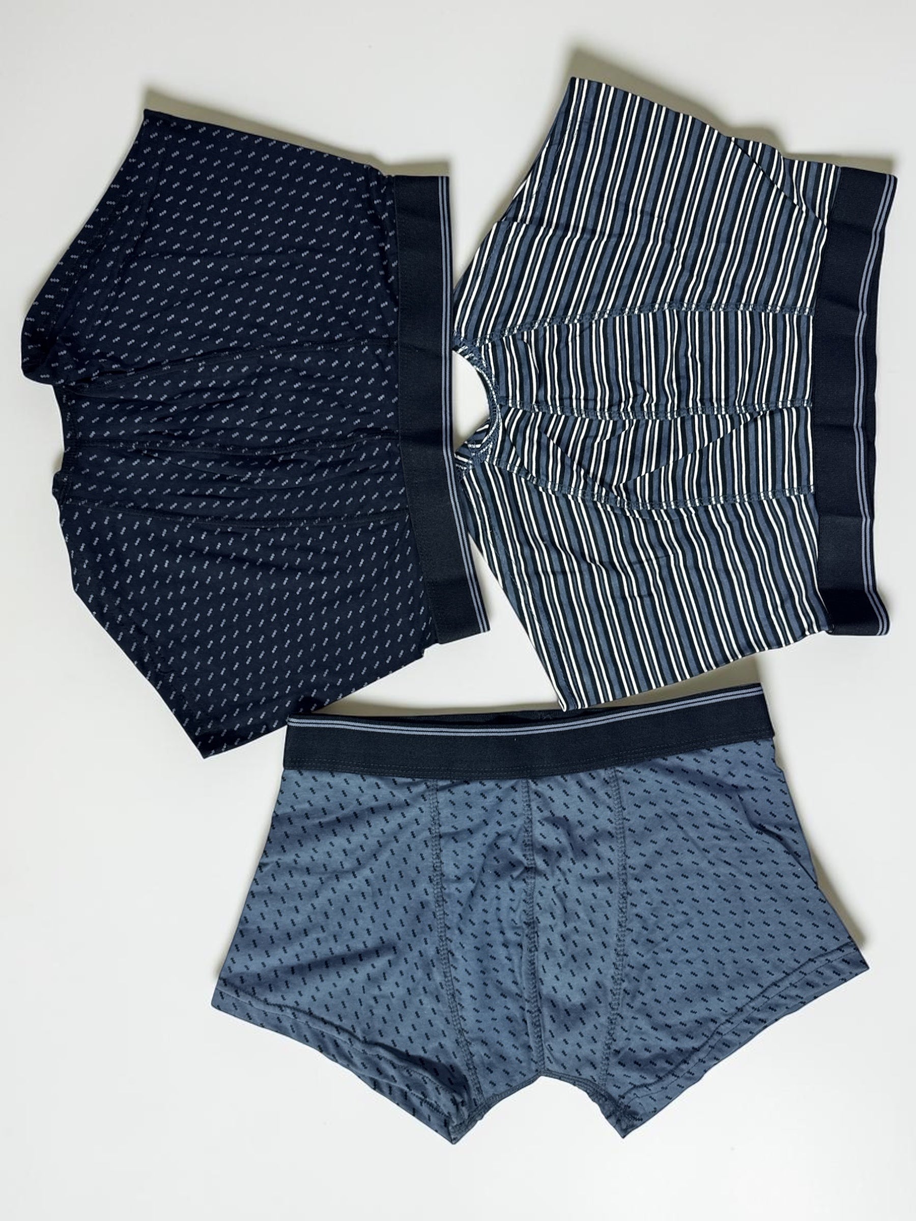 Men’s Premium 3 Pack Mixed Color Boxers – All Sizes Available
