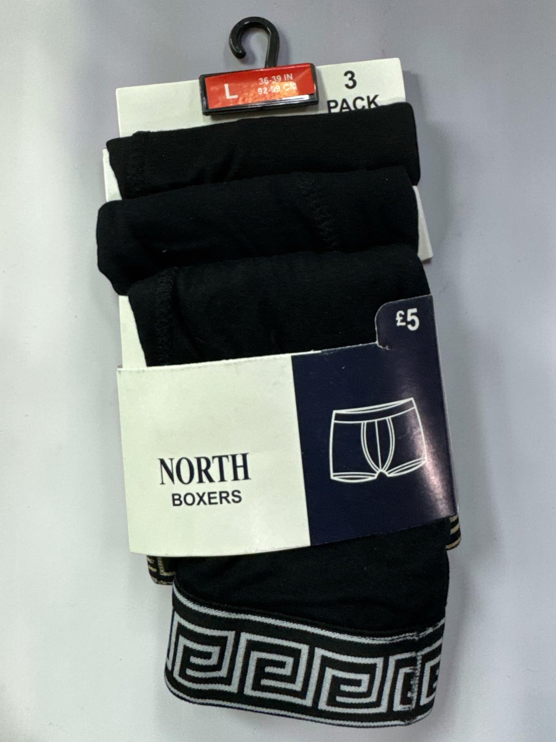 Men’s Premium 3 Pack Mixed Color Boxers – All Sizes Available