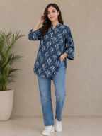 Women Printed Lawn Kurti – 100% Cotton