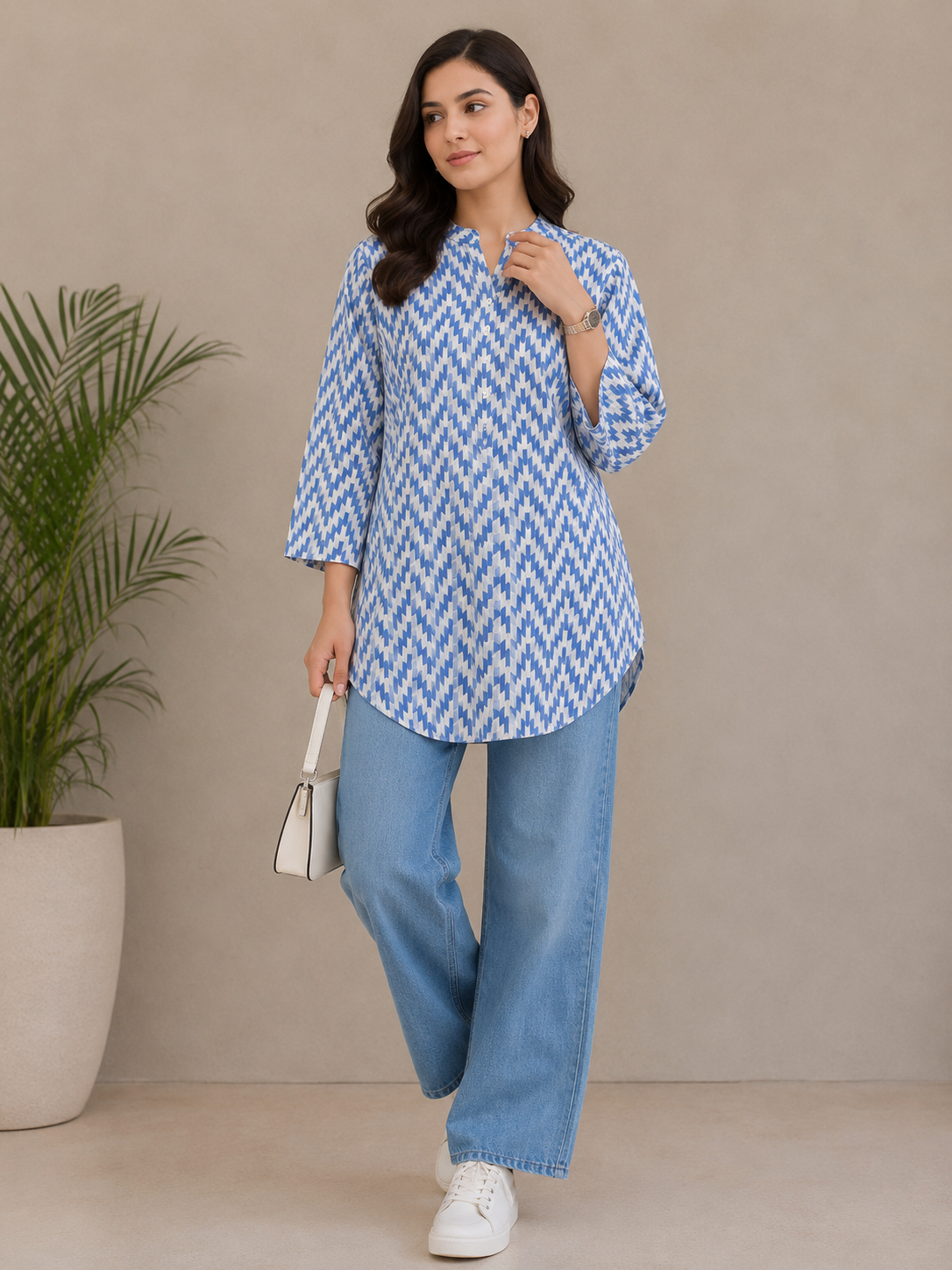 Premium Printed Cotton Lawn Kurti for Women
