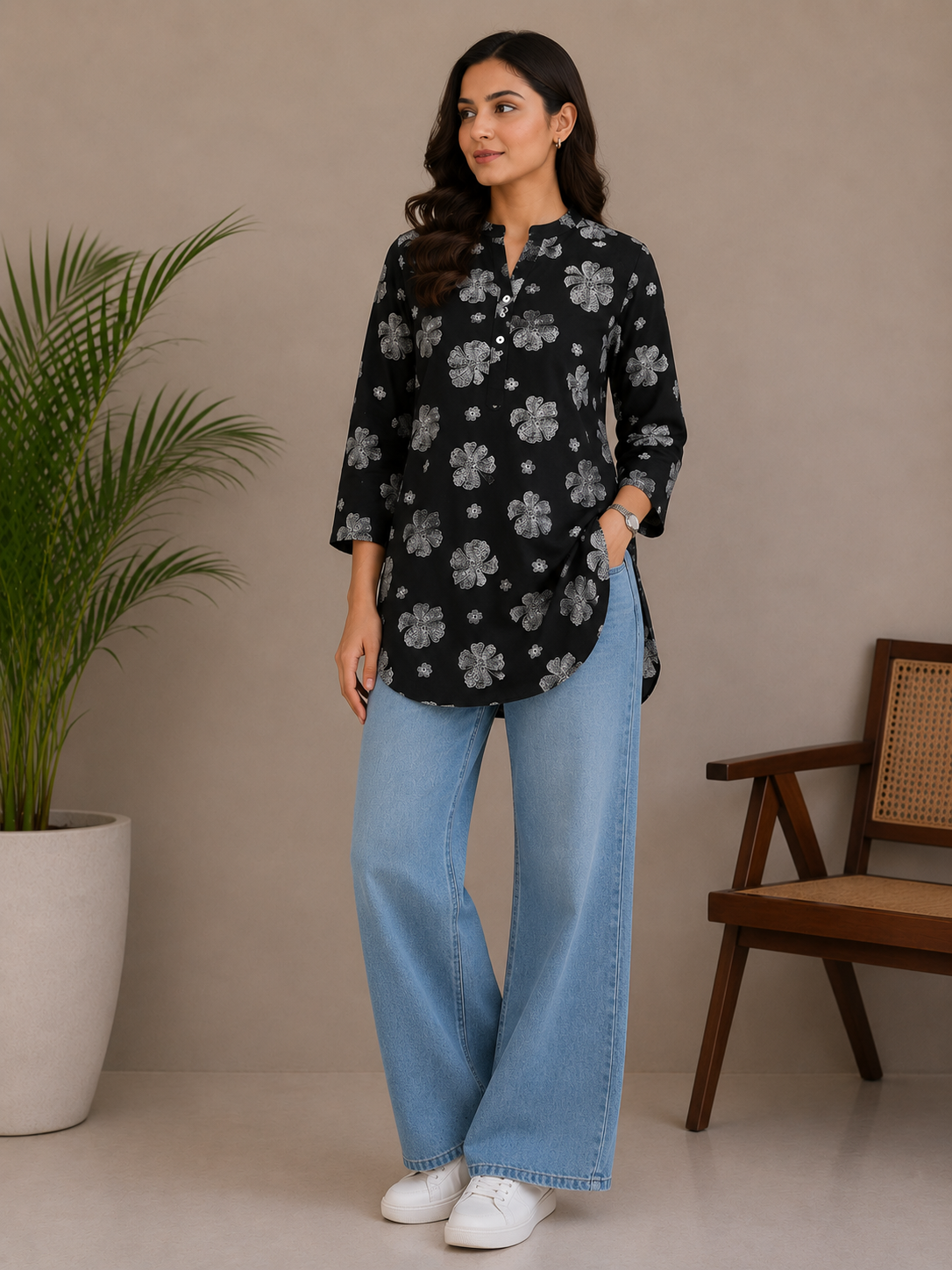 Stylish Women’s Lawn Printed Kurti