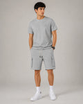 Men's Cotton Terry Cargo Shorts