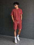 Men's Premium Cotton Cargo Shorts Set