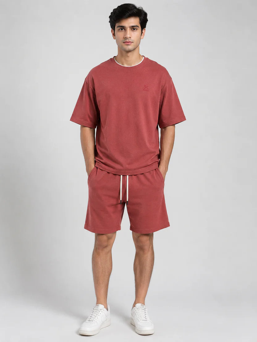 Men's Premium Cotton Shorts Co-Ord Set