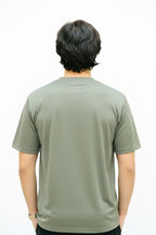 NAX Signature Embroidered Logo Premium Light Grey T-Shirt – Soft Breathable Modern Fit