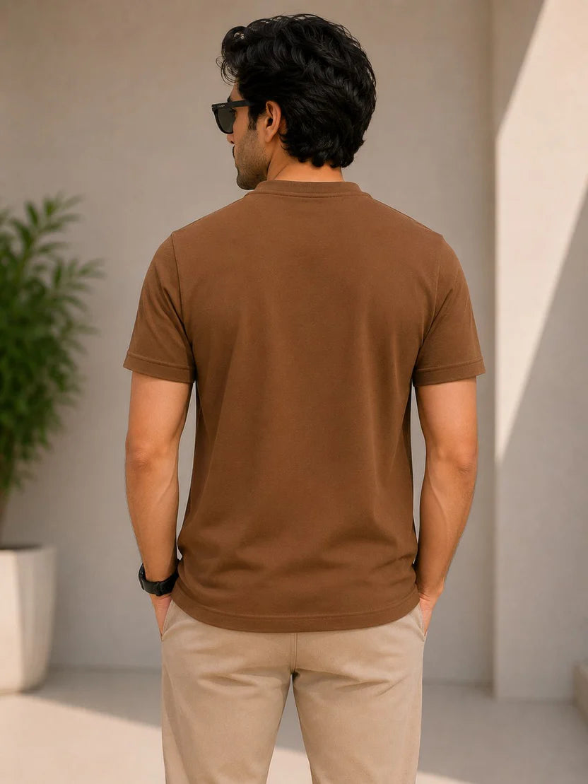 Men’s Premium Basic T-Shirt – 100% Cotton