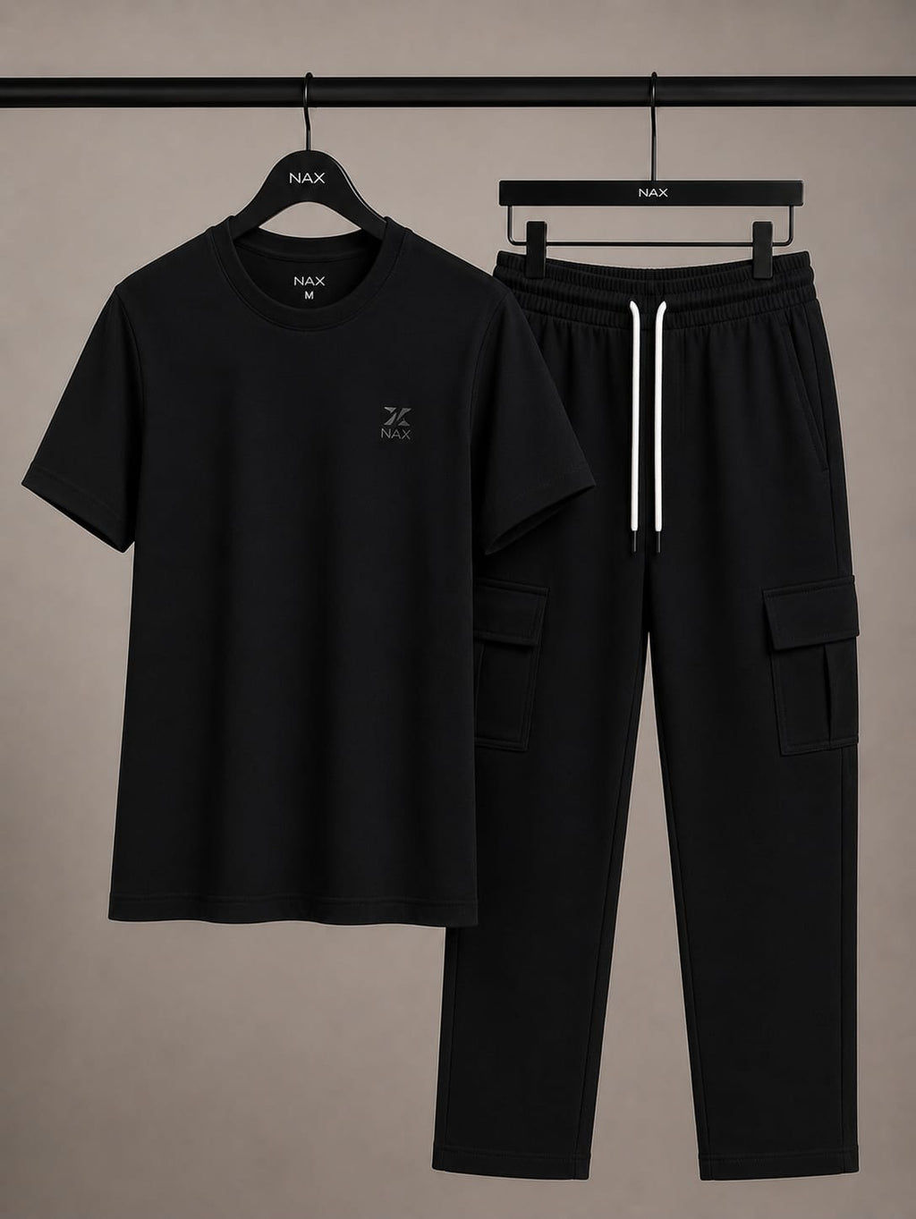 Men's Premium Cotton Cargo Trouser Co-Ord Set