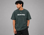 Acid Wash Oversized T-Shirt – 100% Cotton Montirex Logo Print