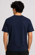 Men’s Premium Hil Figure Embroidery T-Shirt – 100% Cotton