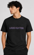 Men’s Premium LV Embossing T-Shirt – 100% Cotton
