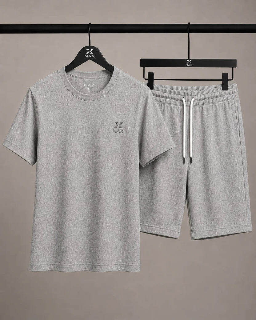 Men's Premium Cotton Shorts Co-Ord Set