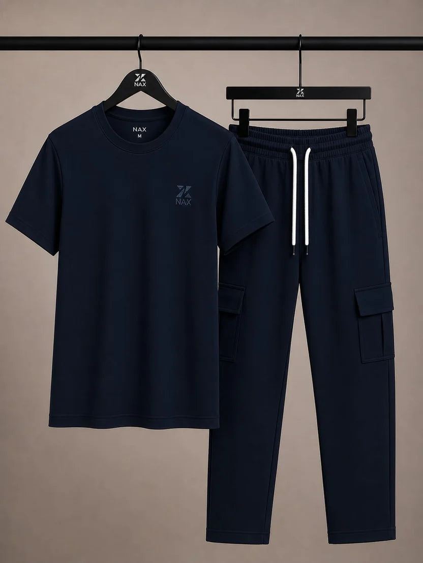 Men's Premium Cotton Cargo Trouser Co-Ord Set