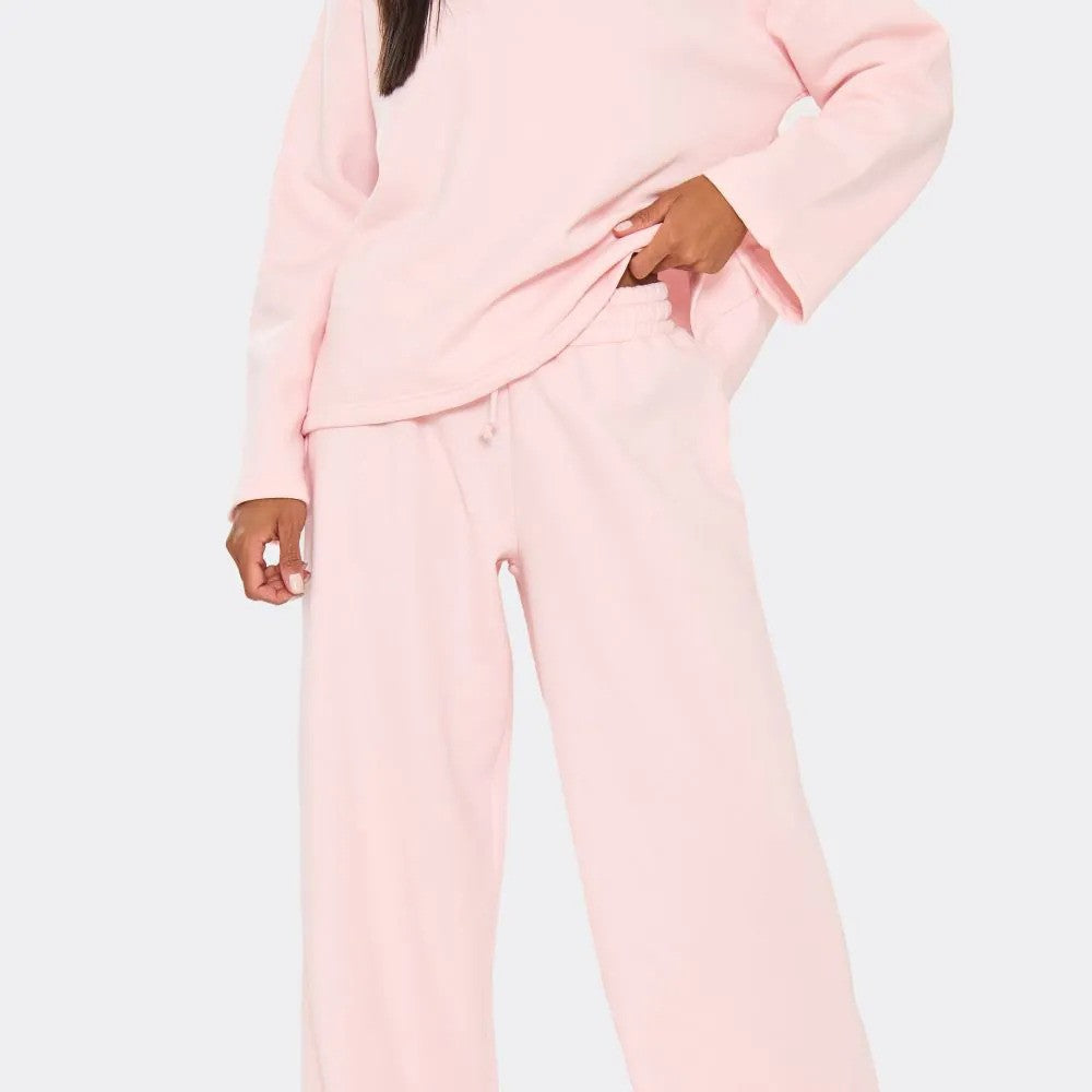 Baby pink Sweatshirt and Joggers that upgrade your everyday style
