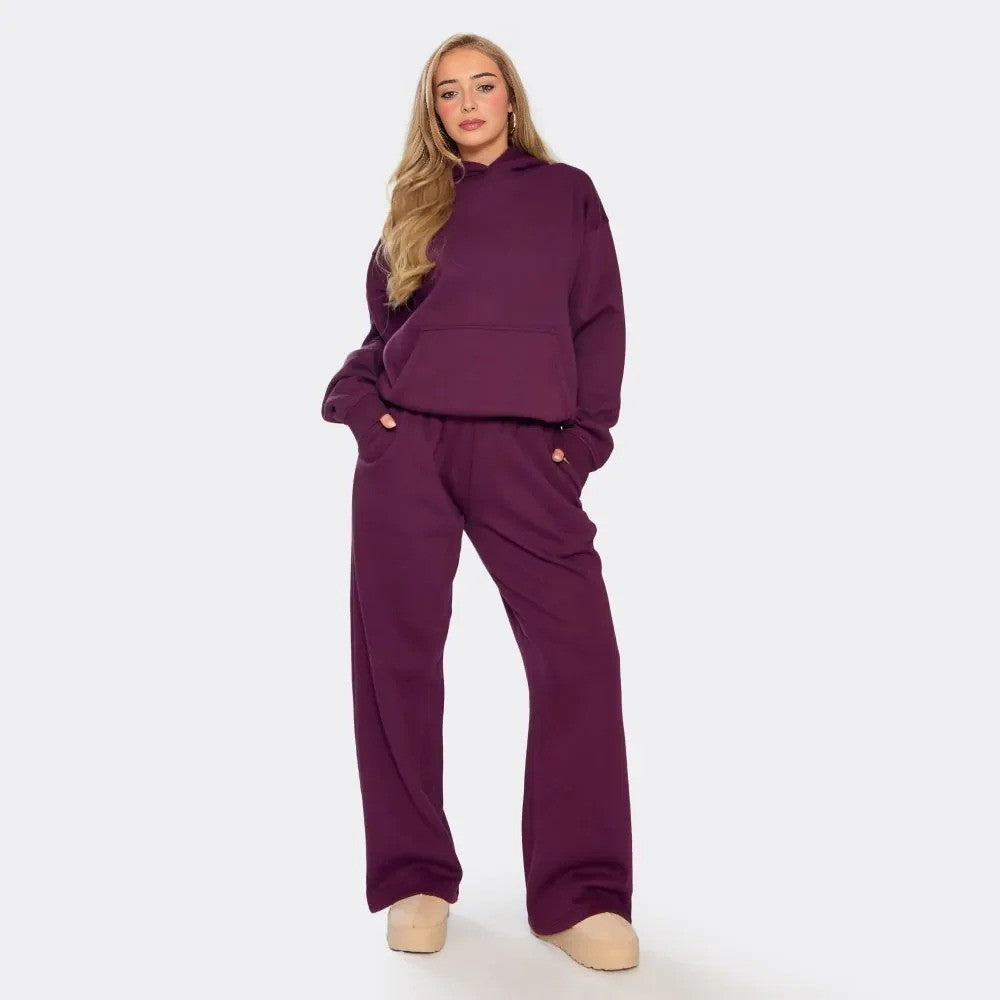Plum vibes Stay cozy, stylish, and effortlessly chic with this perfect matching set