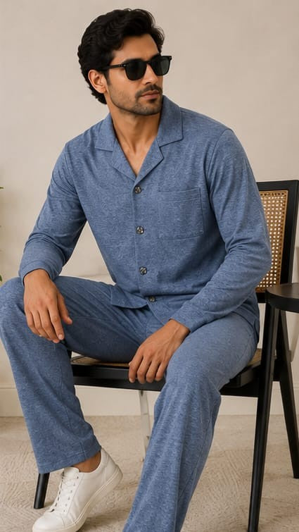 Men’s Safari Suit – Premium Casual Co-Ord Set