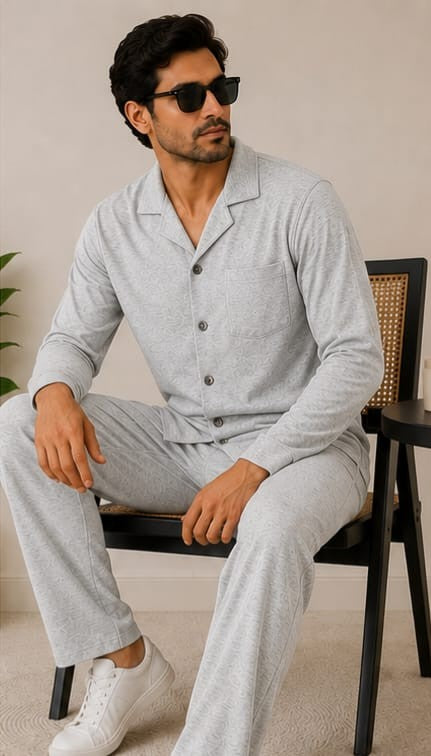 Men’s Safari Suit – Premium Casual Co-Ord Set