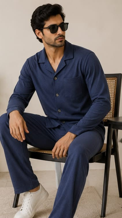 Men’s Safari Suit – Premium Casual Co-Ord Set
