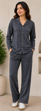 Woman Safari Suit – Premium Casual Co-Ord Set