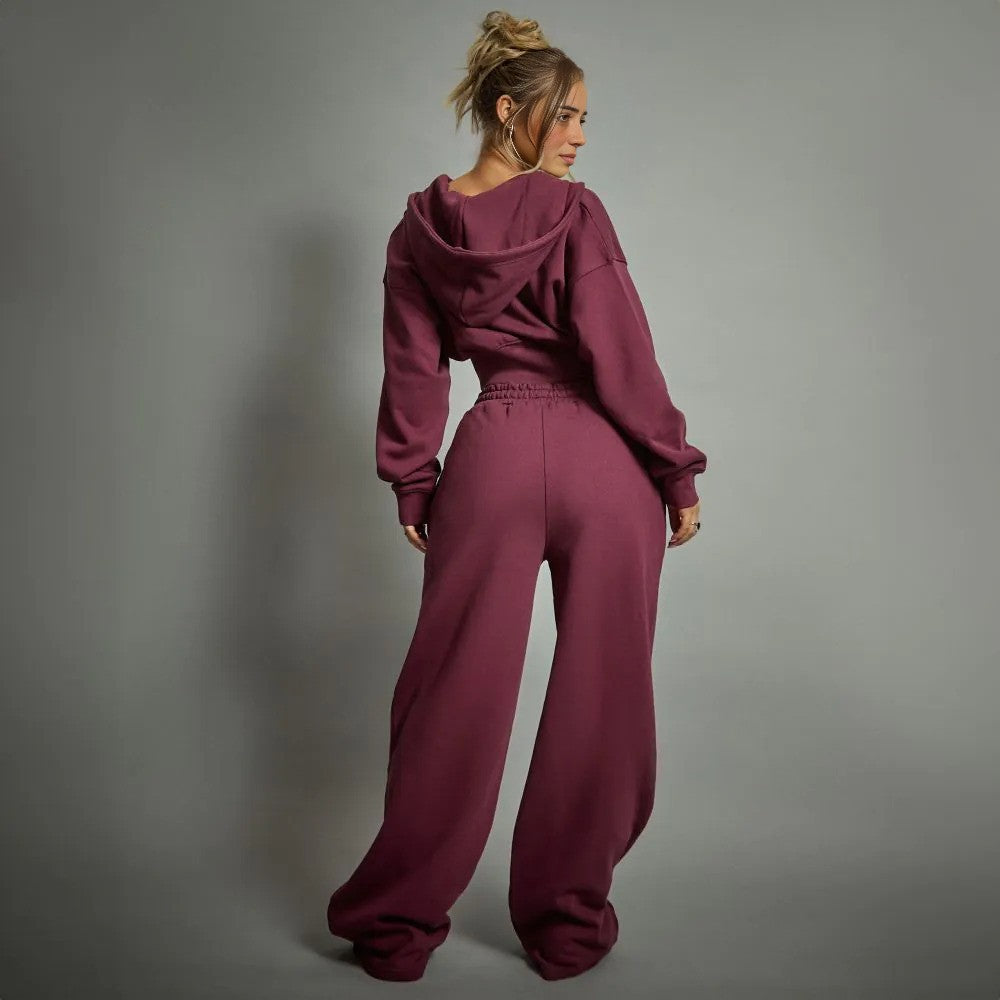 Plum co-ord that moves with your vibe