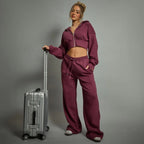 Plum co-ord that moves with your vibe