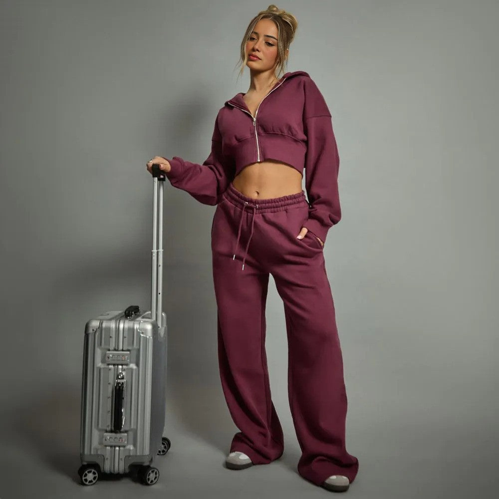 Plum co-ord that moves with your vibe