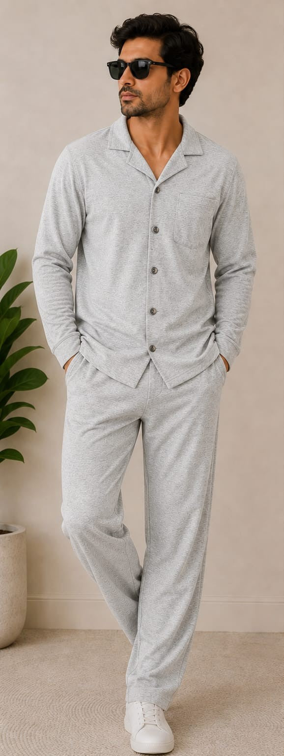 Men’s Safari Suit – Premium Casual Co-Ord Set